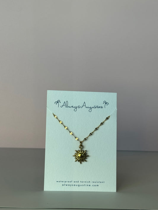 Dainty Sun Necklace