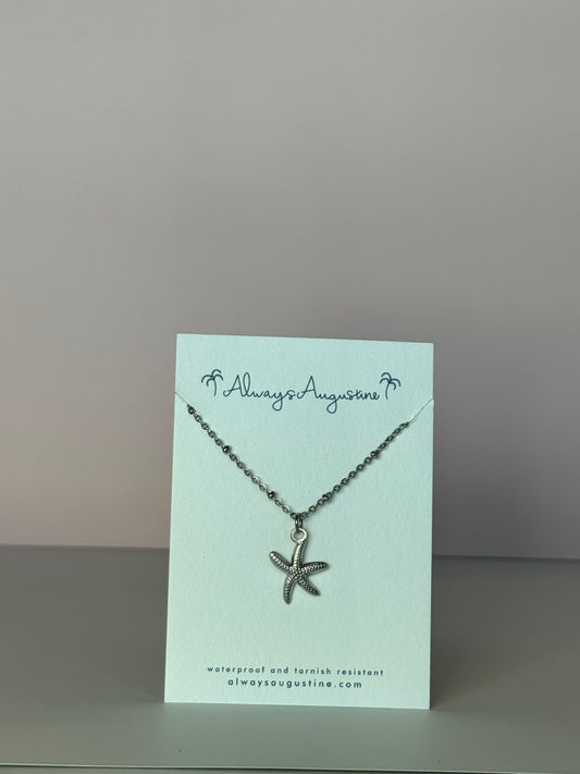 Stainless Steel Starfish Necklace