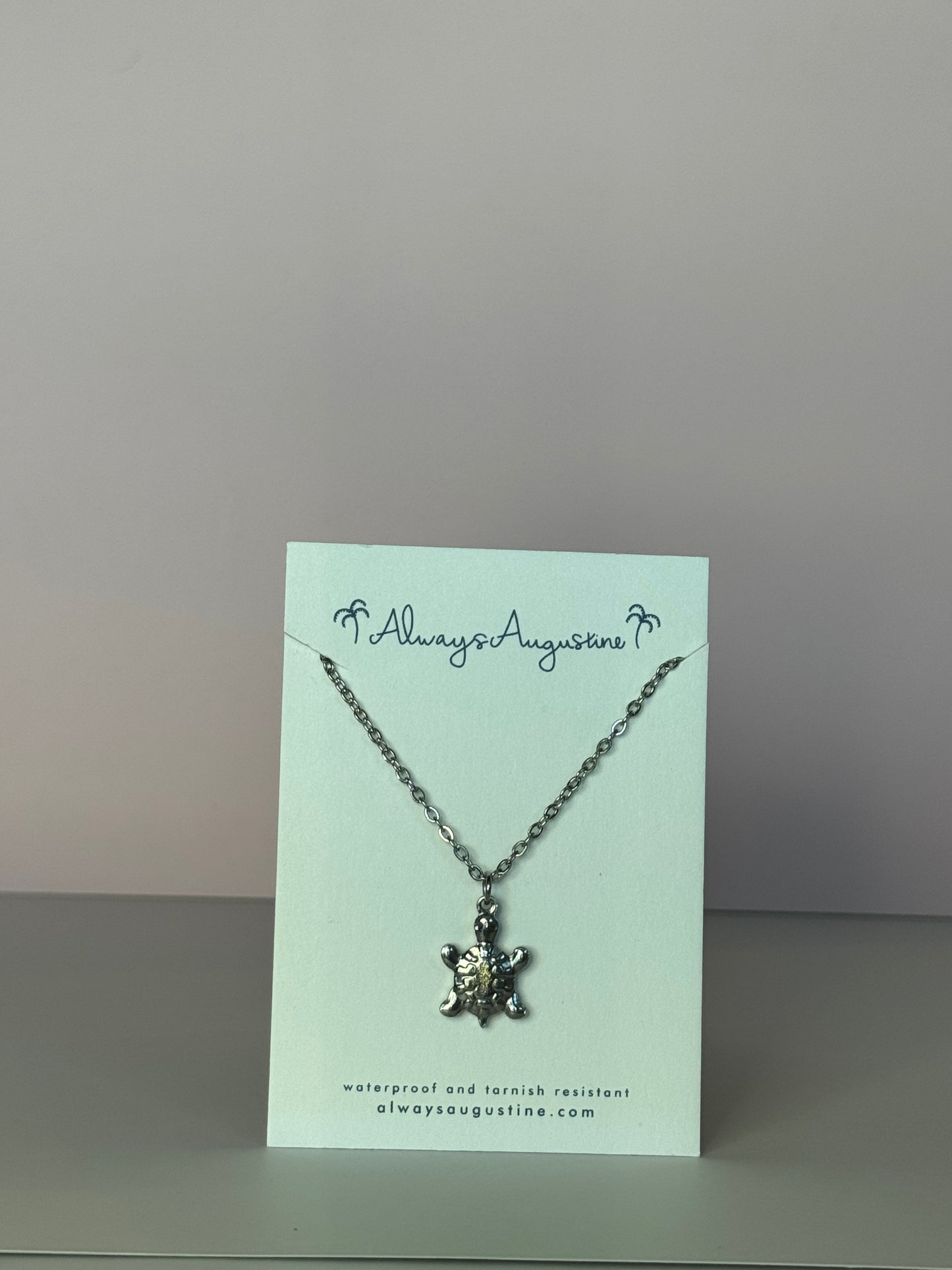 Stainless Steel Turtle Necklace