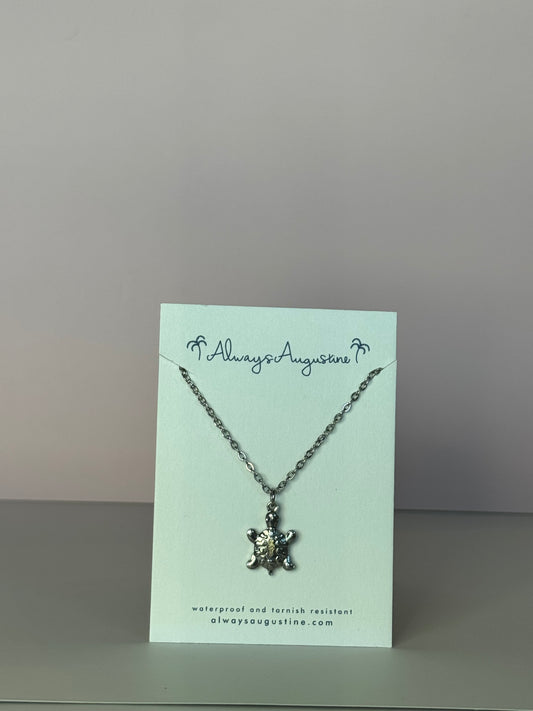 Stainless Steel Turtle Necklace