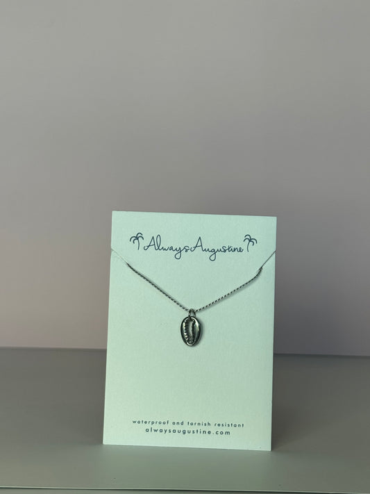 Stainless Steel Cowrie Shell Necklace