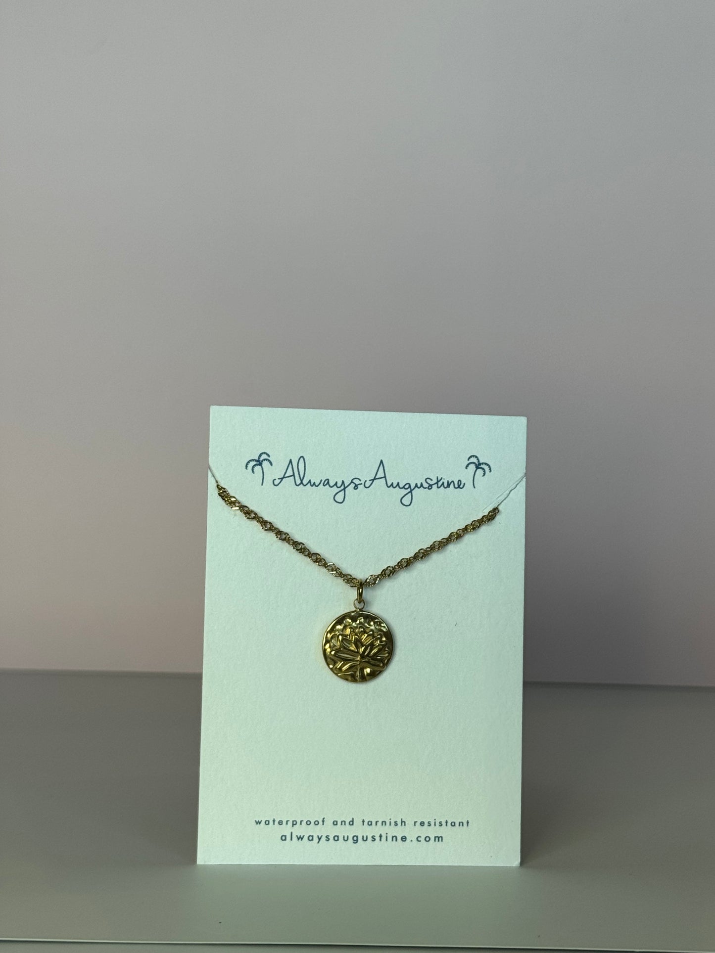 Magnolia Flower Necklace