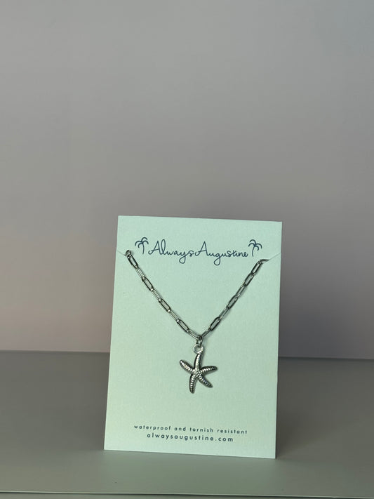 Stainless Steel Starfish Necklace