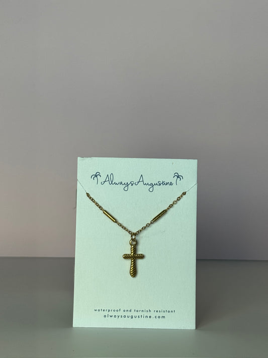 Virginia Cross Necklace LE