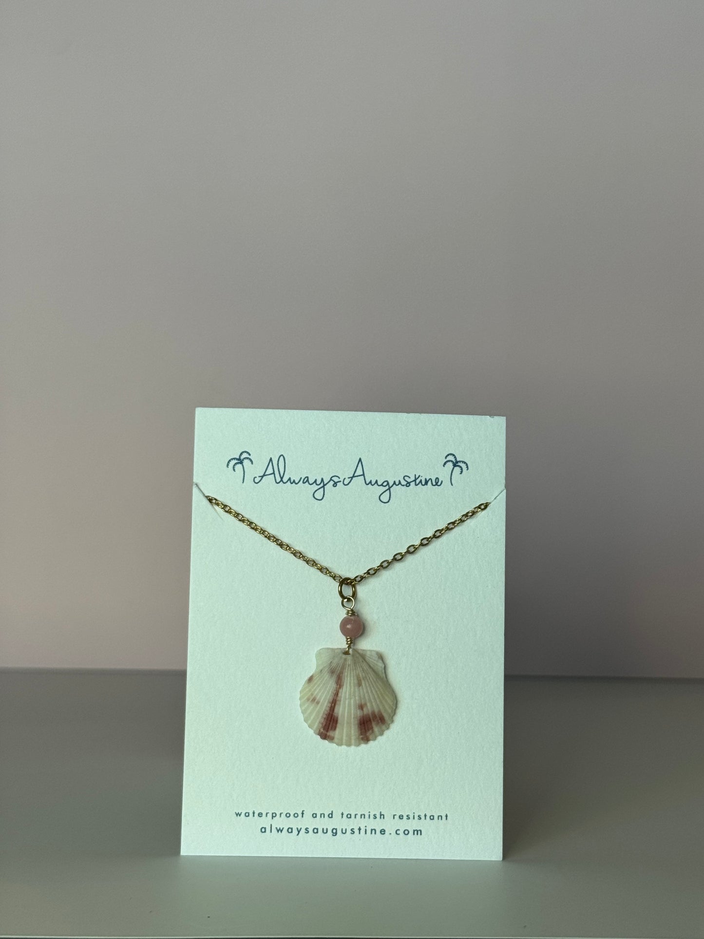 Scallop Shell Necklace (O)