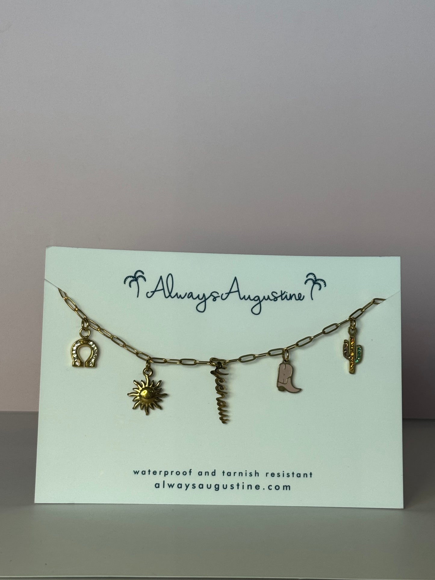 Coastal Cowgirl Premade Charm Necklace