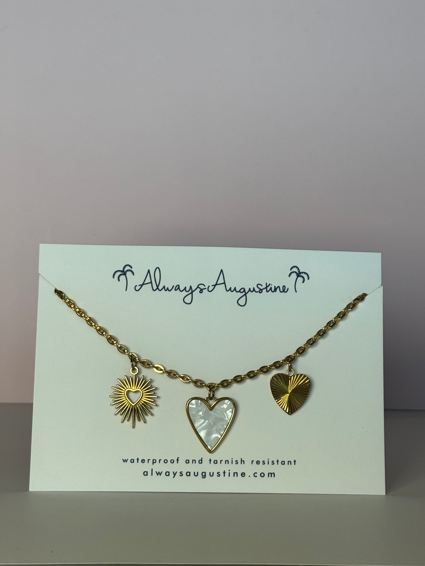 Heart Premade Charm Necklace