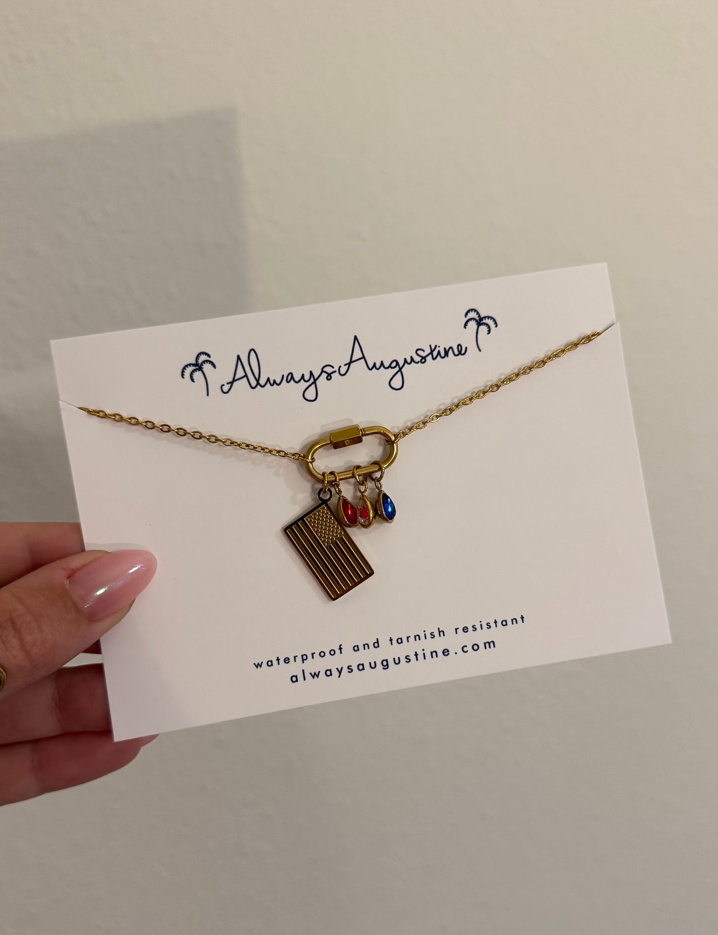 Americana Carabiner Necklace