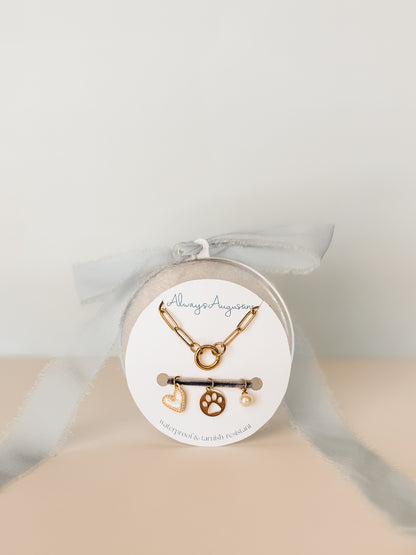 DIY Charm Necklace Ornament Set - Pet