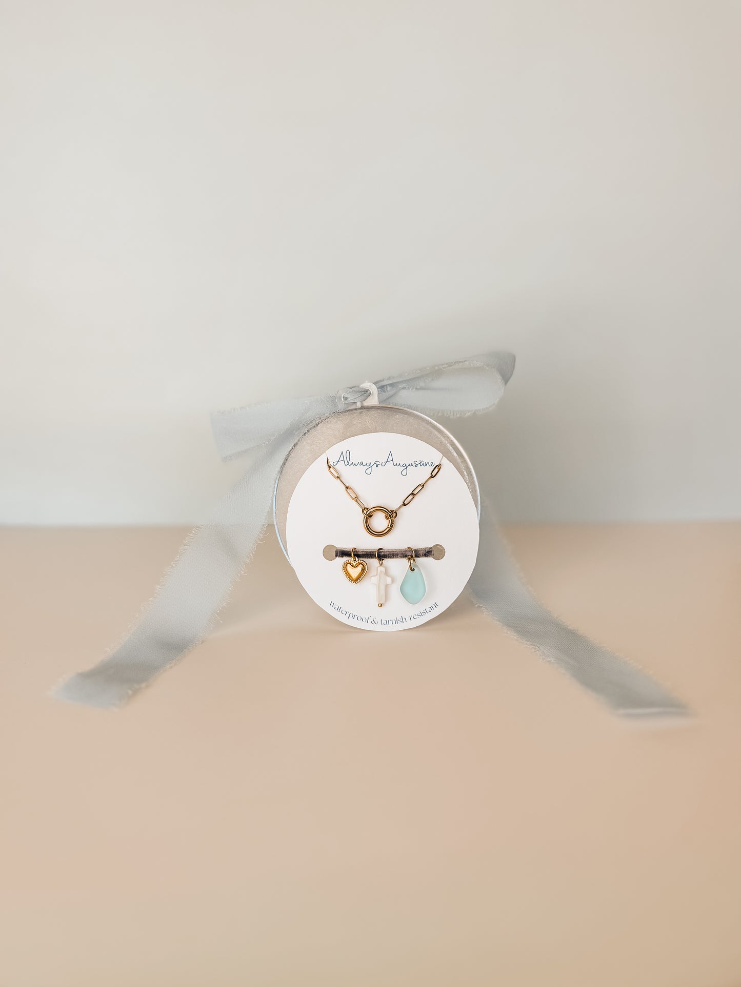 DIY Charm Necklace Ornament Set - Faith