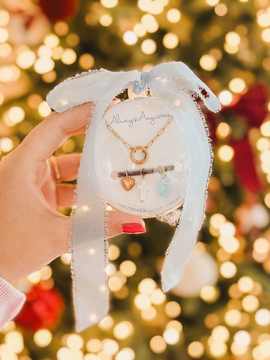 DIY Charm Necklace Ornament Set - Faith