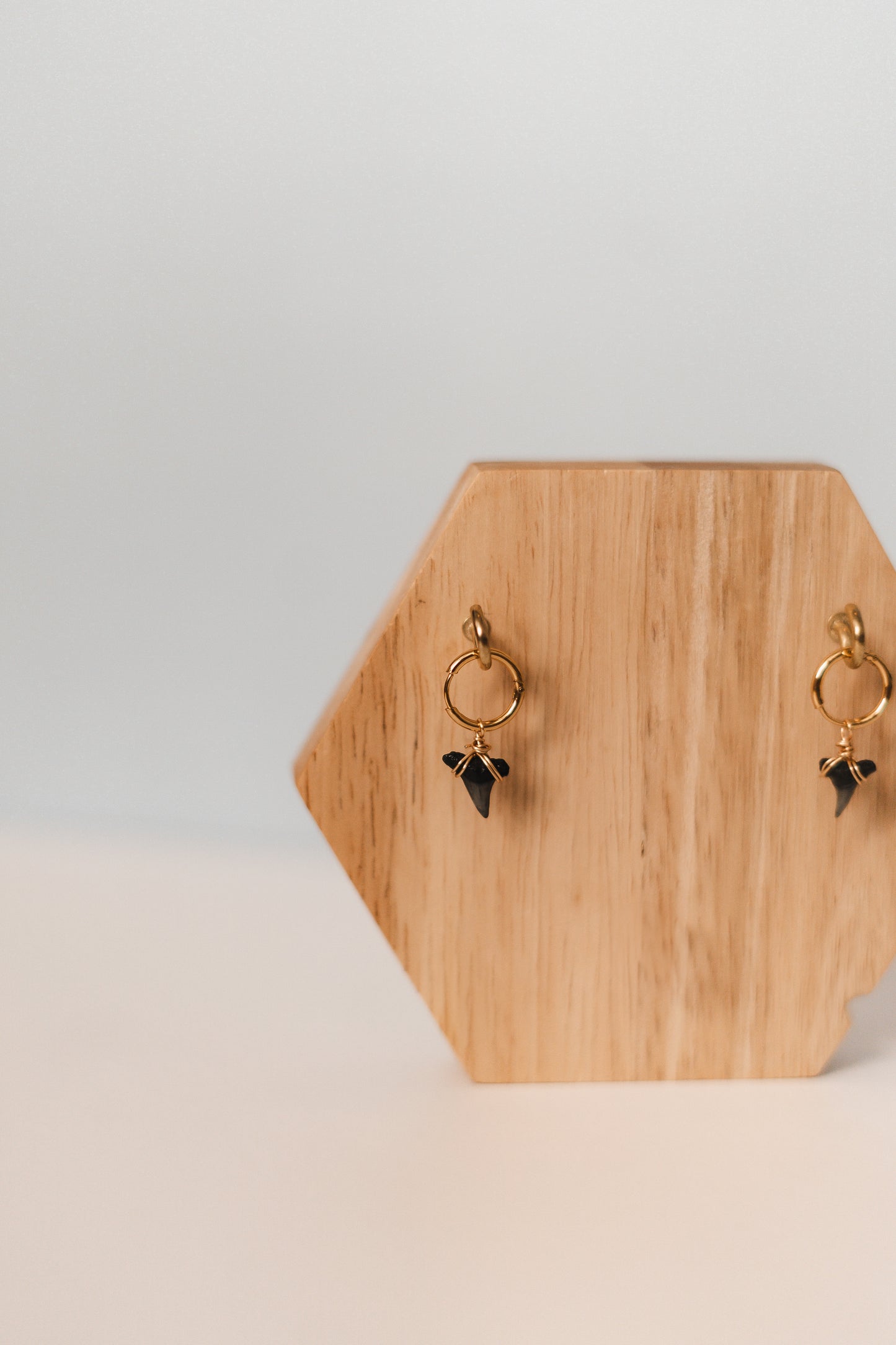 Flora Earrings | Real Shark Tooth Jewelry -- Always Augustine