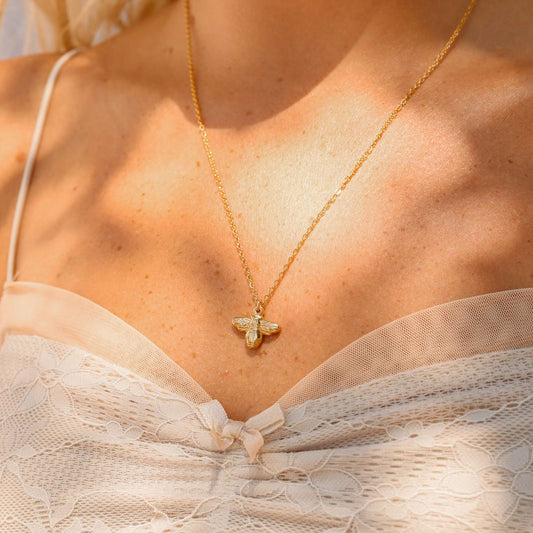 Bea | Waterproof Bee Necklace
