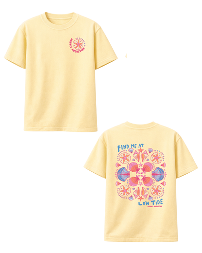 Find Me at Low Tide | Auggie Apparel - Beach Tee