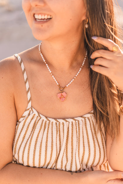 Juliet | Beaded Pearl Necklace - Create Your Sunshine
