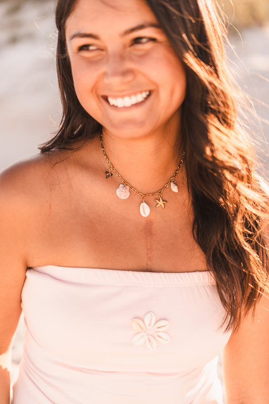 Oakley | Coastal Treasure Charm Necklace - Create Your Sunshine