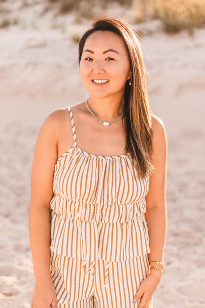 Aqua | Beaded Aquamarine Pearl Necklace - Create Your Sunshine