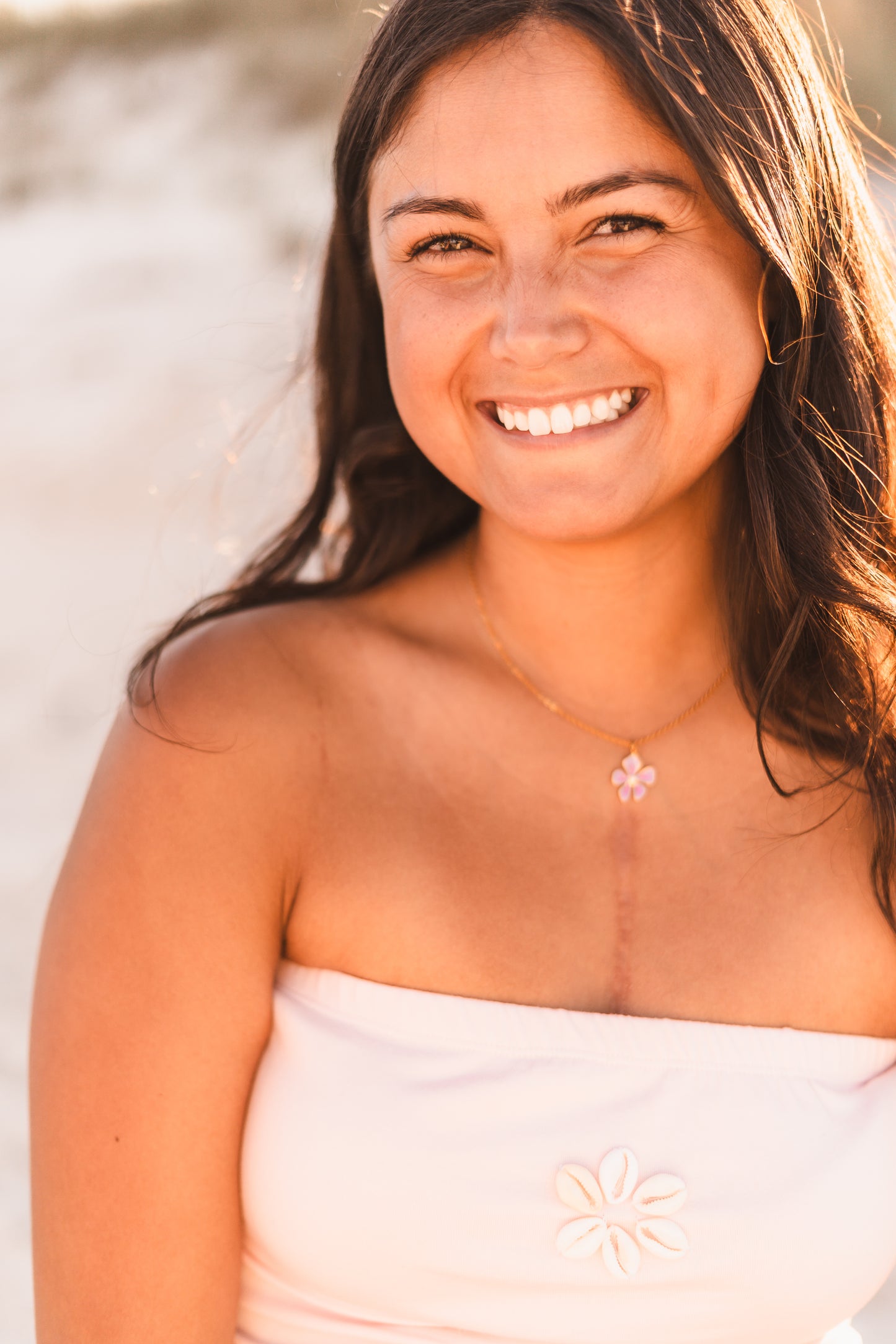 Violet | Purple Flower Pendant Necklace - Create Your Sunshine
