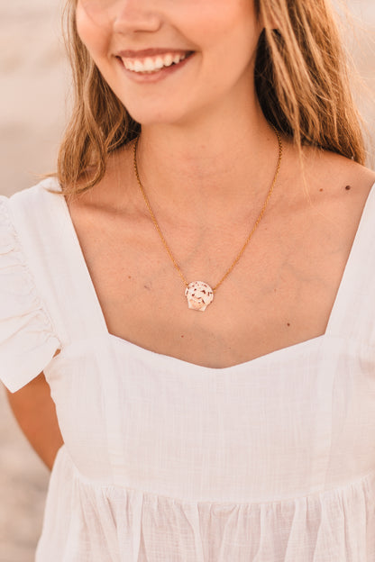 Adella | Scallop Seashell Necklace - Create Your Sunshine
