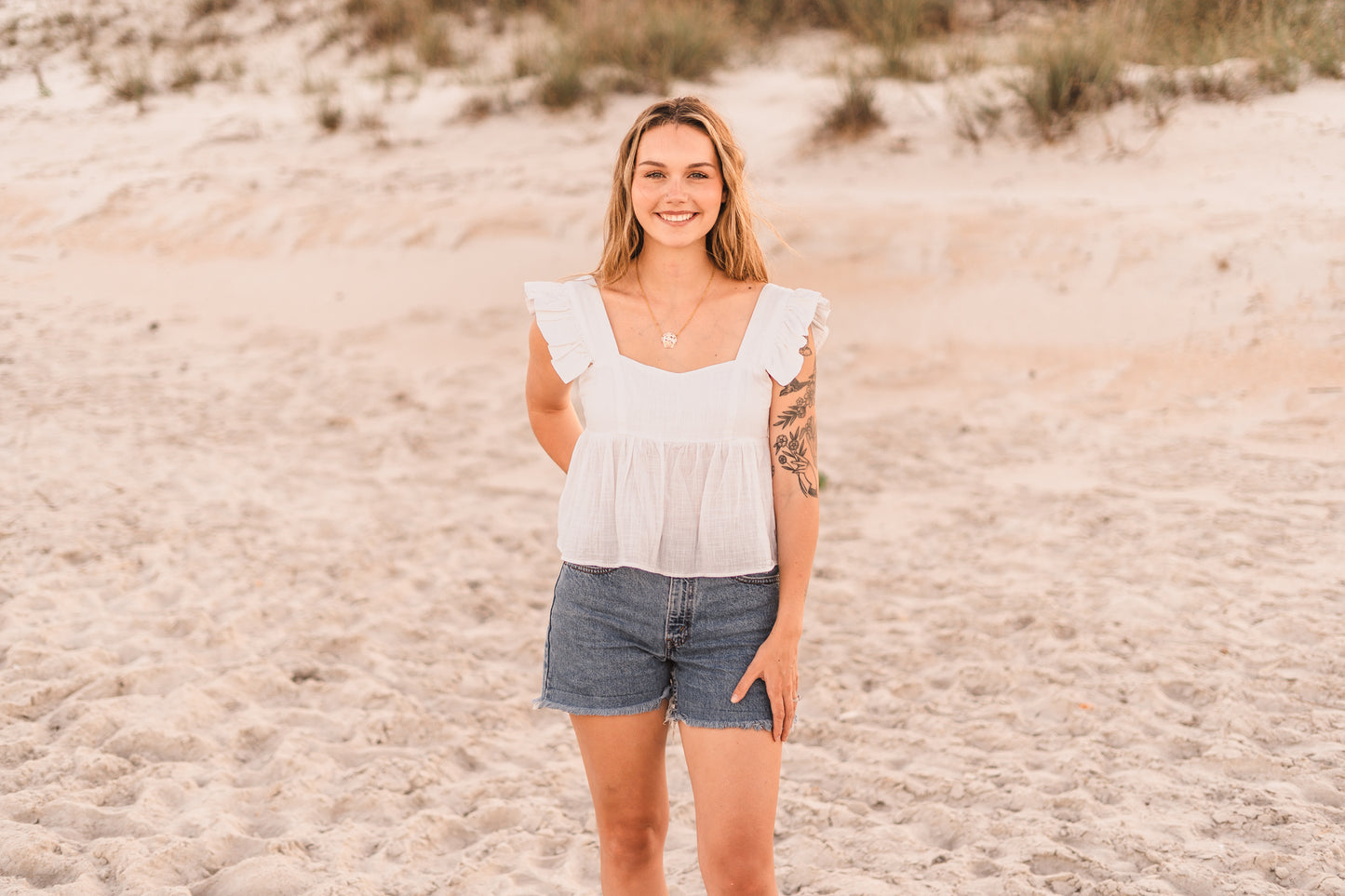 Adella | Scallop Seashell Necklace - Create Your Sunshine