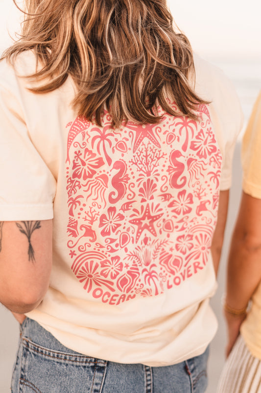 Ocean Lover | Auggie Apparel - Beach Tee