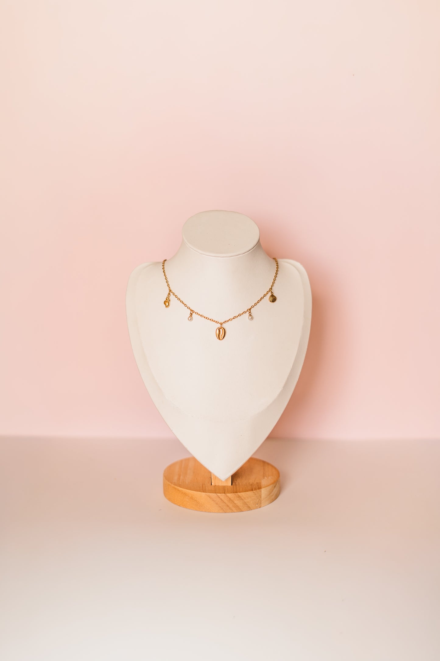Mia | Dainty Shell Charm Necklace - Create Your Sunshine