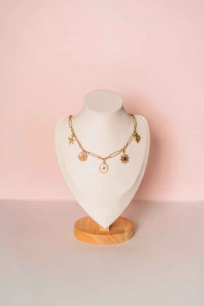 Elizabeth | Coastal Charm Necklace - Create Your Sunshine