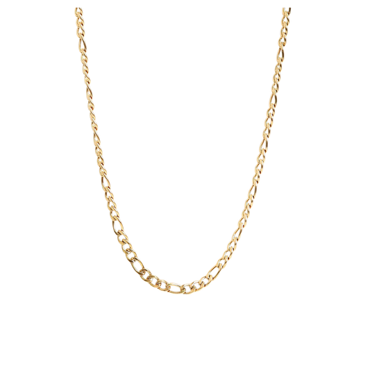 Create Your Own Figaro Chain Charm Necklace - Waterproof