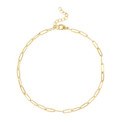 Bailee | Waterproof Paperclip Anklet
