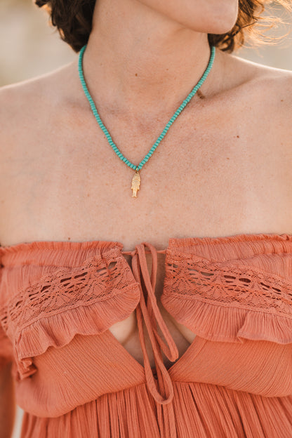 Amanda | Beaded Fish Lure Necklace