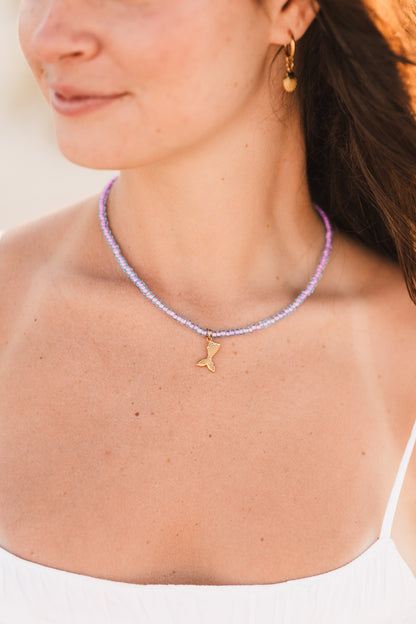 Melody | Waterproof Beaded Mermaid Necklace